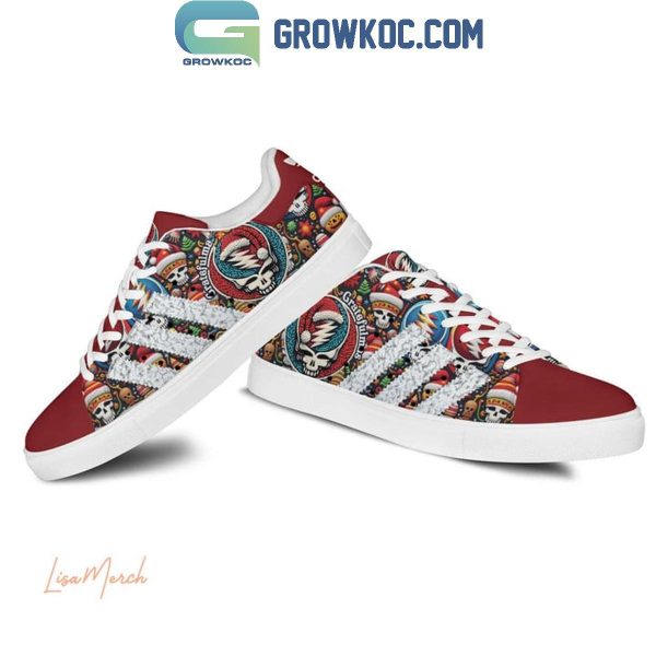 Grateful Dead Merry Christmas Happy Dead Holidays Stan Smith Shoes