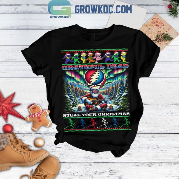 Grateful Dead Steal Your Christmas Merry Christmas Fleece Pajamas Set