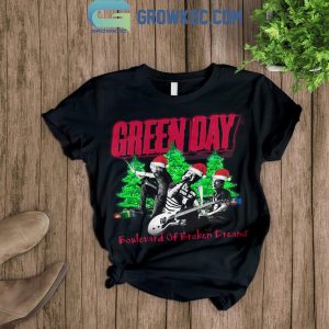 Green Day Boulevard Of Broken Dreams Christmas Fleece Pajamas Set