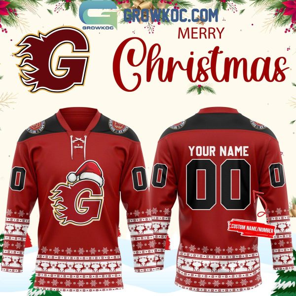 Guildford Flames 2024 Merry Christmas Personalized Hockey Jersey