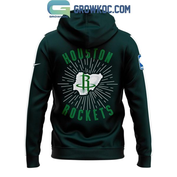 Houston Rockets 2024 Nigerian Heritage Night Hoodie T-Shirt