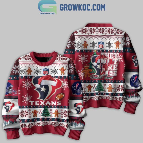 Houston Texans 2024 They Not Like Us Texans Christmas Ugly Sweater