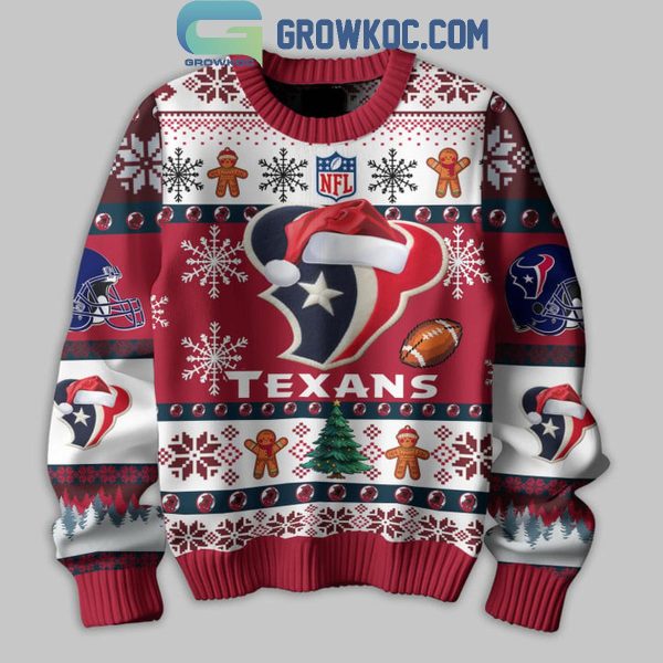 Houston Texans 2024 They Not Like Us Texans Christmas Ugly Sweater