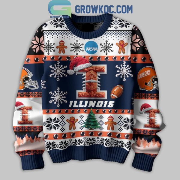 Illinois Fighting Illini Football They Not Like Us Christmas Ugly Sweater