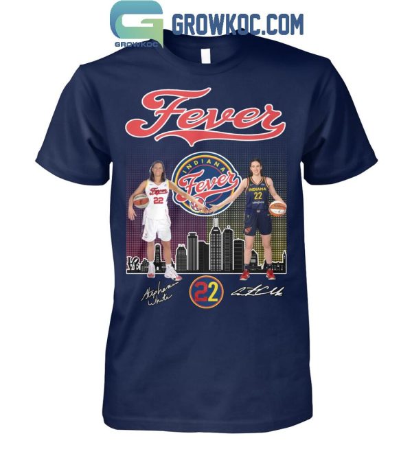 Indiana Fever Legends Stephanie White Caitlin Clark 2024 T-Shirt