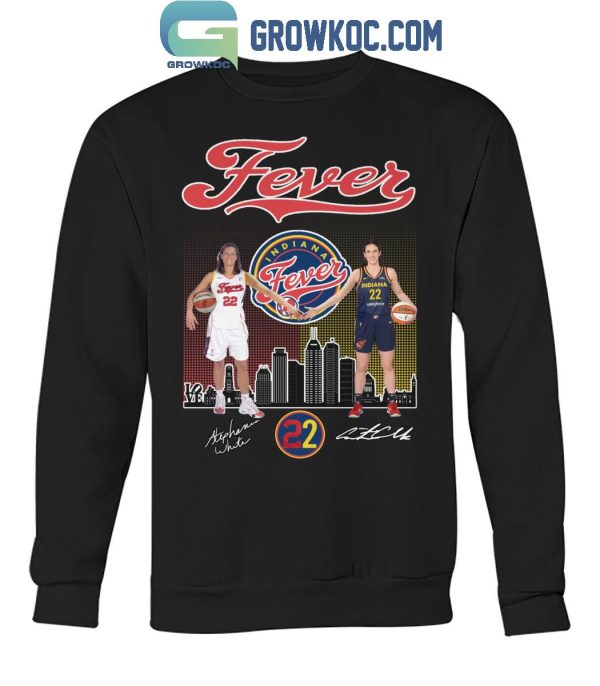 Indiana Fever Legends Stephanie White Caitlin Clark 2024 T-Shirt