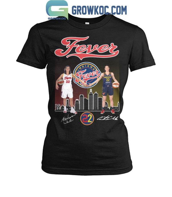 Indiana Fever Legends Stephanie White Caitlin Clark 2024 T-Shirt