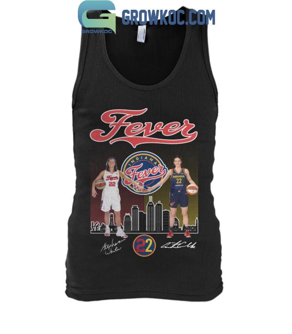 Indiana Fever Legends Stephanie White Caitlin Clark 2024 T-Shirt