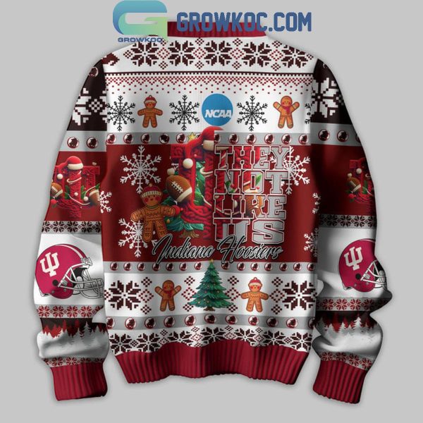 Indiana Hoosiers Football They Not Like Us Christmas Ugly Sweater