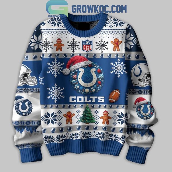 Indianapolis Colts They Not Like Us Christmas Happy Holidays Ugly Sweater