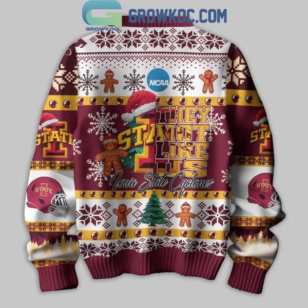 Iowa State Cyclones Football They Not Like Us Christmas Ugly Sweater