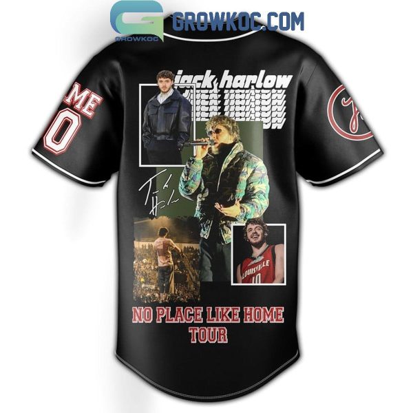 Jack Harlow No Place Like Home 2024 Tour Personalized Baseball Jersey