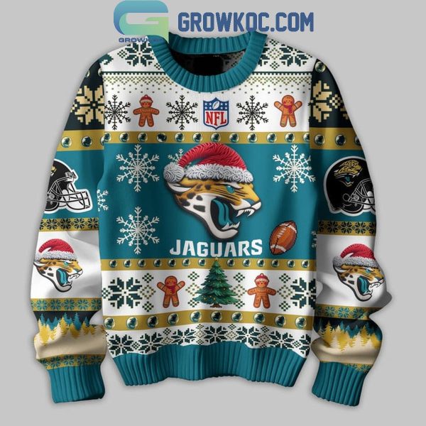 Jacksonville Jaguars They Not Like Us Christmas Happy Holidays Ugly Sweater