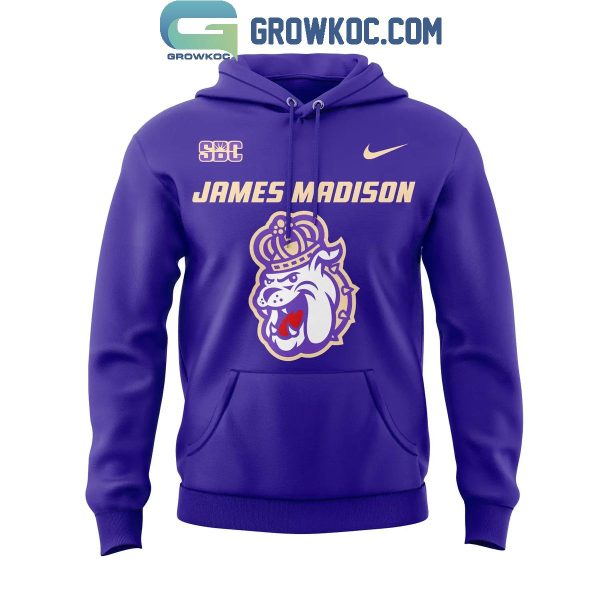 James Madison Dukes Football Team 2024 Blue Out Duke Dog Hoodie T-Shirt