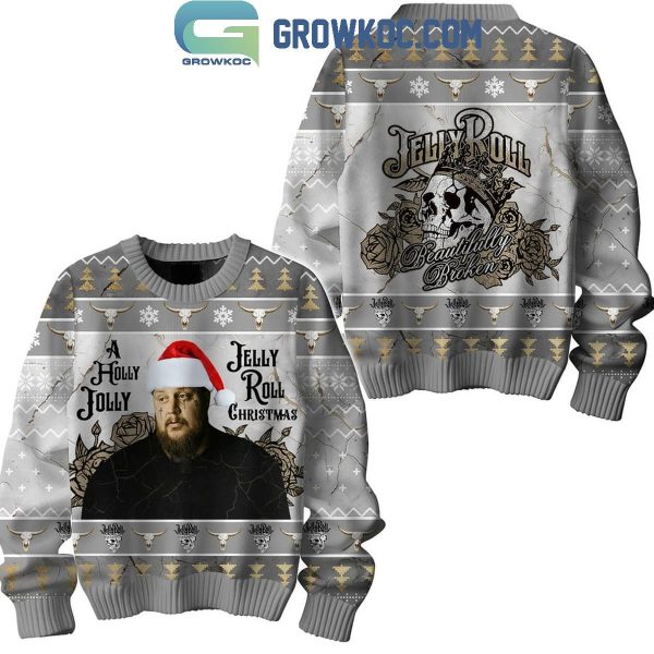 Jelly Roll Beautifully Broken In 2024 Christmas Ugly Sweater