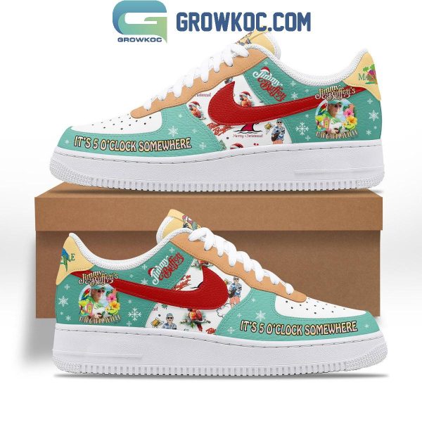 Jimmy Buffett Margaritaville It’s 5 O’Clock Somewhere Air Force 1 Shoes