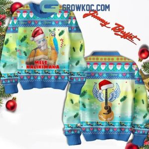 Jimmy Buffett Mele Kalikimaka Christmas 2024 Santa Ugly Sweater