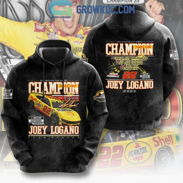 Joey Logano 2024 Nascar Cup Series Champions Hoodie T-Shirt