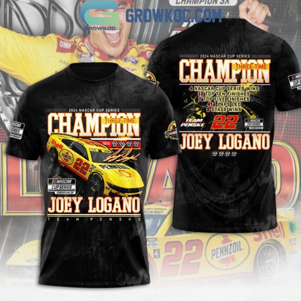 Joey Logano 2024 Nascar Cup Series Champions Hoodie T-Shirt