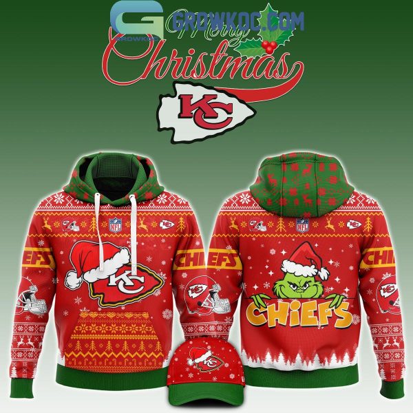 Kansas City Chiefs 2024 Merry Christmas Chiefs Kingdom Hoodie Long Pants