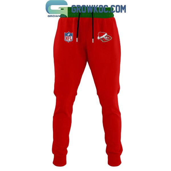 Kansas City Chiefs 2024 Merry Christmas Chiefs Kingdom Hoodie Long Pants