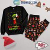 Stitch Christmas It’s Fine I’m Fine Everything’s Fine Fleece Pajamas Set Long Sleeve