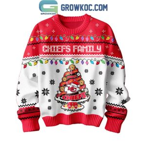 Kansas City Chiefs Family Have A Merry Christmas 2024 Ugly Sweater