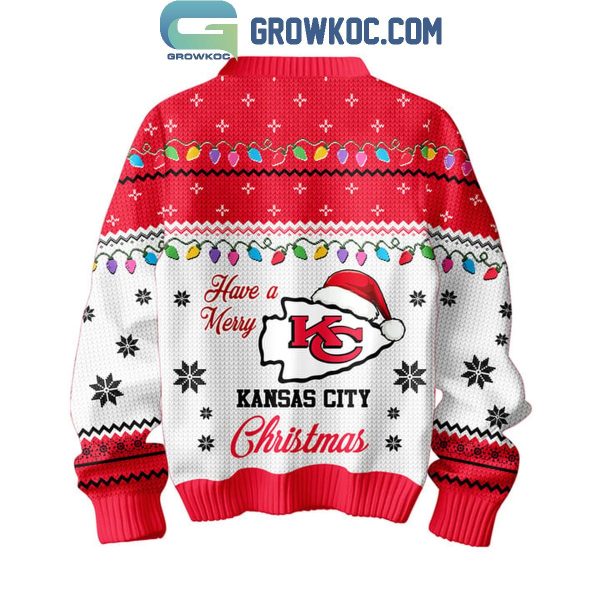 Kansas City Chiefs Family Have A Merry Christmas 2024 Ugly Sweater