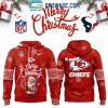 Houston Texans Santa Claus 2024 Merry Christmas Festive Hoodie T-Shirt