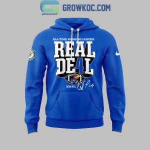 Kansas Jayhawks Devin Neal Football Rushing Record Hoodie T-Shirt