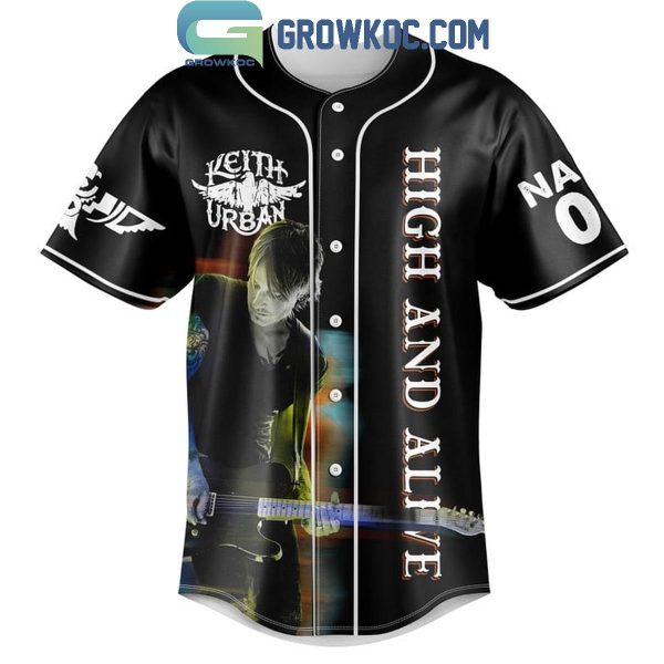 Keith Urban High And Alive 2024 Personalized Baseball Jersey