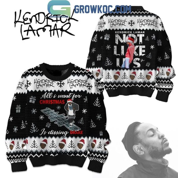 Kendrick Lamar Not Like Us 2024 Christmas Ugly Sweater