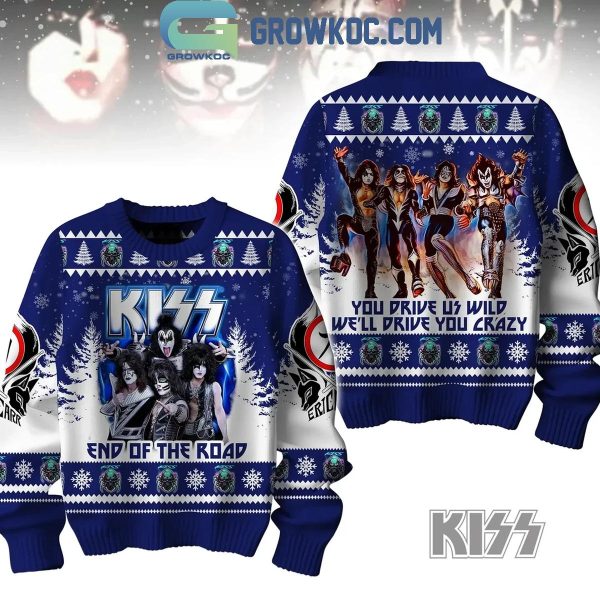 Kiss 2024 Christmas End Of The Road Ugly Sweater