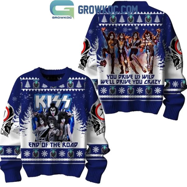 Kiss 2024 Christmas End Of The Road Ugly Sweater