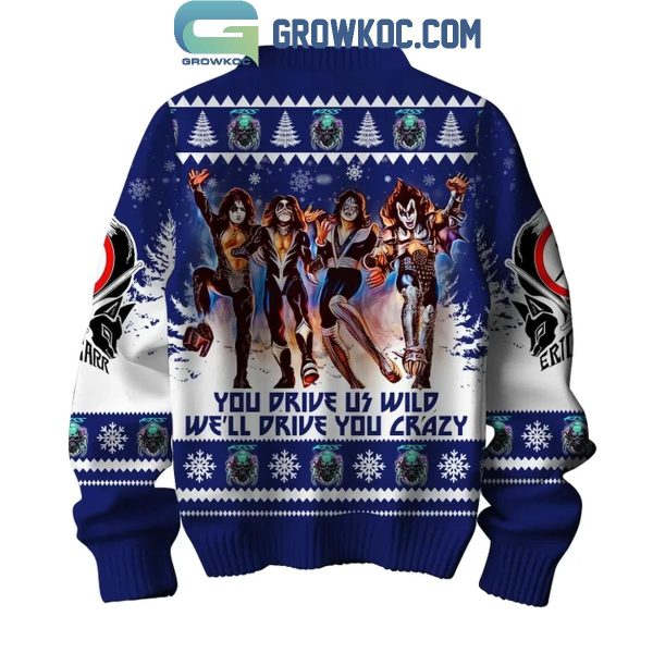 Kiss 2024 Christmas End Of The Road Ugly Sweater