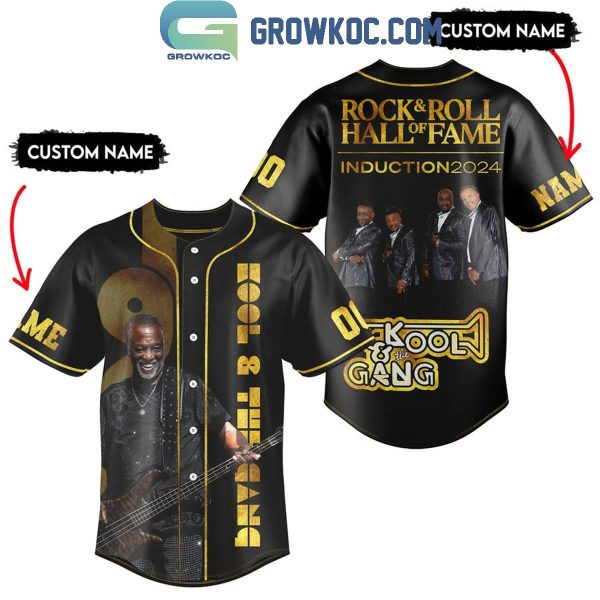 Kool And The Gang Introduction 2024 Hall Of Fame Personalized Baseball Jersey