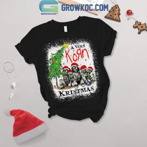 Korn A Very Korn Kristmas Christmas Holidays Fleece Pajamas Set