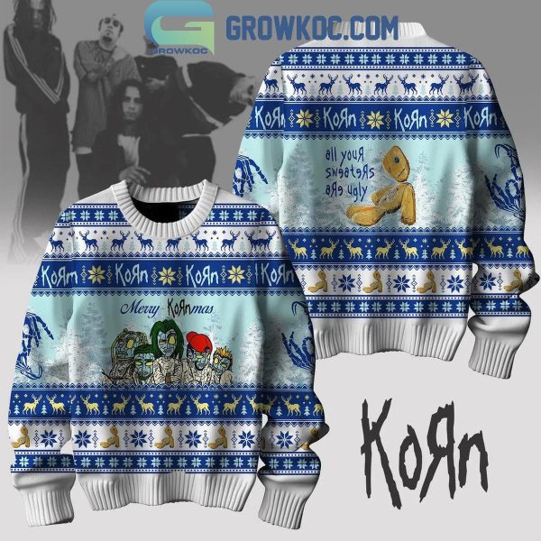 Korn All Your Sweater Are Ugly 2024 Christmas Ugly Sweater