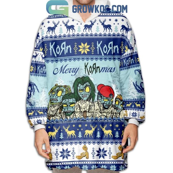 Korn All Your Sweaters Are Ugly 2024 Christmas Oodie Hoodie Blanket