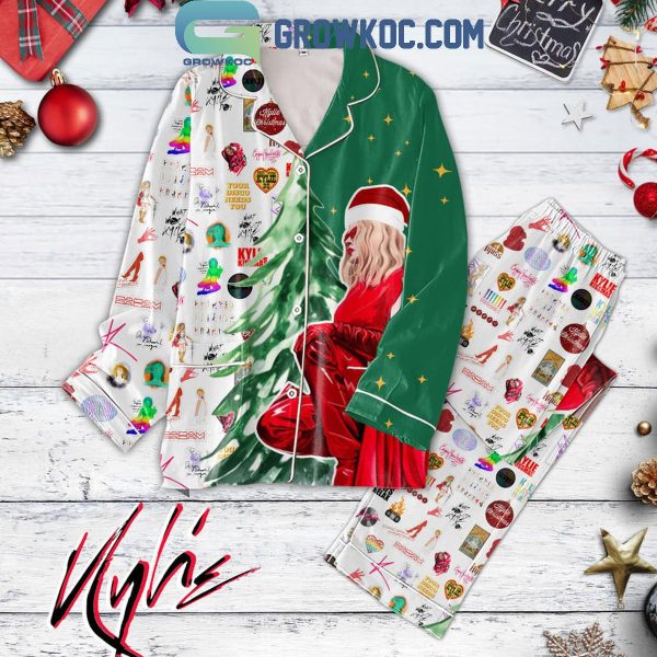 Kylie Minogue Badam Badam Christmas Polyester Pajamas Set