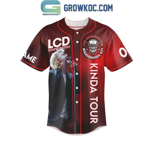 LCD Soundsystem Kinda Tour 2024 Personalized Baseball Jersey