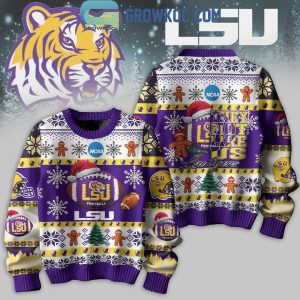 LSU Tigers Football They Not Like Us Christmas Ugly Sweater