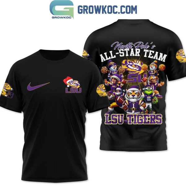 LSU Tigers North Pole’s All-Star Team Christmas Hoodie T-Shirt