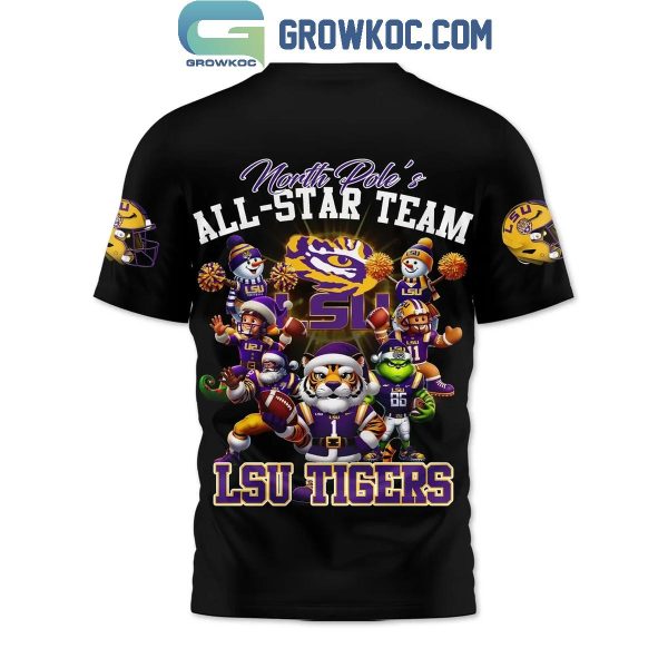 LSU Tigers North Pole’s All-Star Team Christmas Hoodie T-Shirt