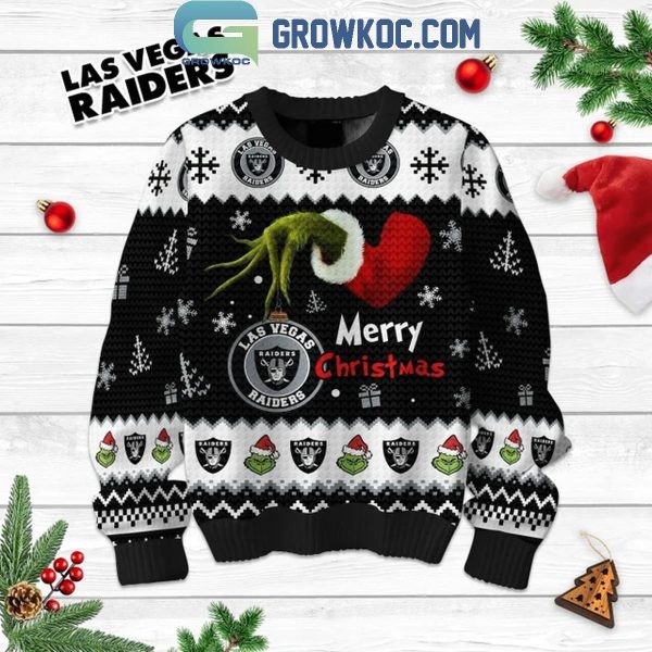 Las Vegas Raiders 2024 Football Fan Merry Christmas Ugly Sweater