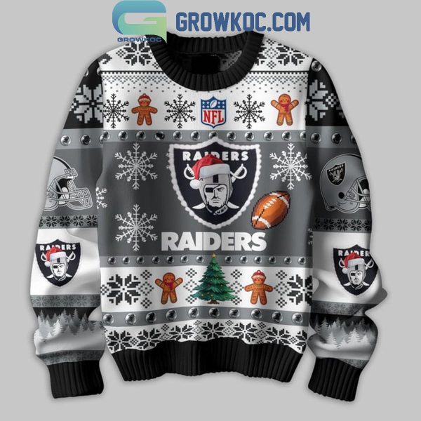 Las Vegas Raiders 2024 They Not Like Us Raiders Christmas Ugly Sweater