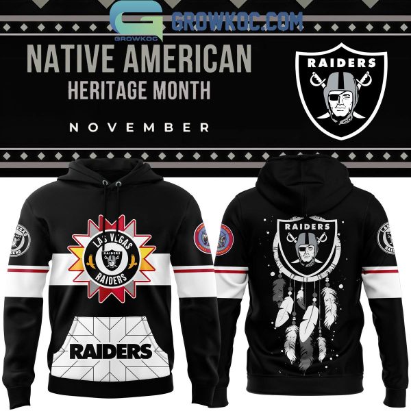 Las Vegas Raiders Celebrating Native American Heritage November Hoodie T-Shirt