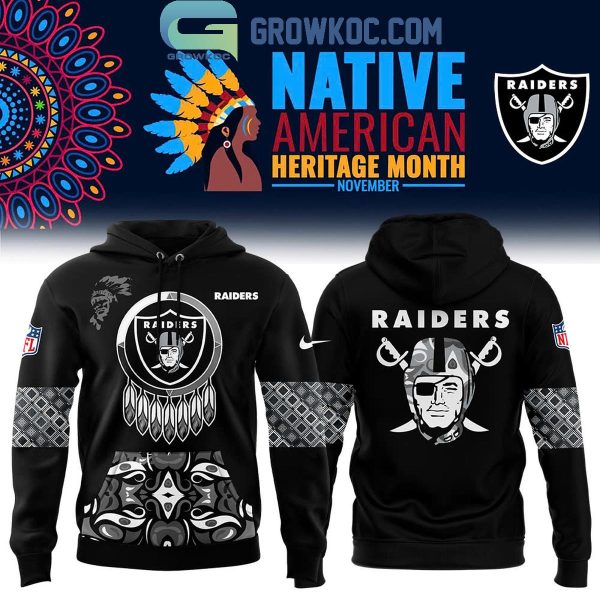 Las Vegas Raiders November 2024 Native American Heritage Month Hoodie T-Shirt