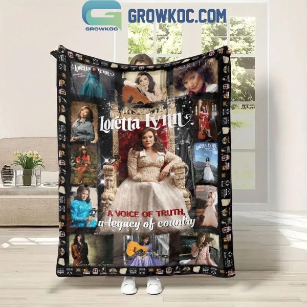 Loretta Lynn A Voice Of Truth A Legacy Of Country Fleece Blanket Quilt