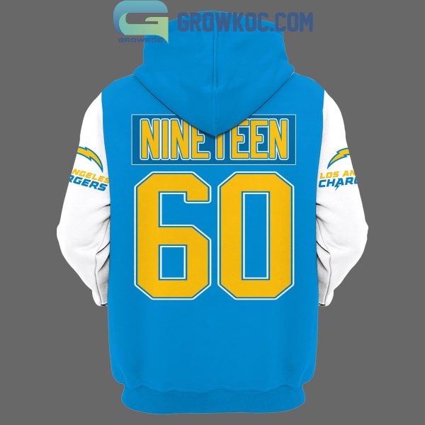 Los Angeles Chargers Jim Harbaugh Est 1960 Nineteen 2024 Hoodie T-Shirt